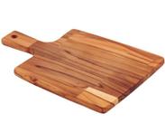 FSC Tábua Retangular Tramontina Kitchen em Madeira Teca com Cabo 40x27 cm