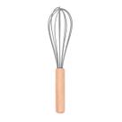 Fue De Silicone Bambu Batedor Fouet Ovos Clara Bolo 23cm