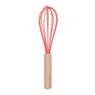 Fue De Silicone Bambu Batedor Fouet Ovos Clara Bolo 23cm