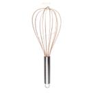 Fue de Silicone Inox Batedor Ovos Massas Bolos Fouet Bate Clara 30cm