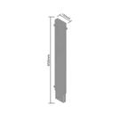 Fueiro De Canto Largo Superior Esquerdo 650x145 Mm Carreta