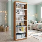FULL Estante Livreiro 5 prateleiras Gold 2 Módulos Dullar Móveis