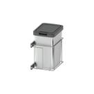 (full) Lixeira Para Cozinha Suprema Deslizante Lateral Simples 9 Litros 3333 Dimec