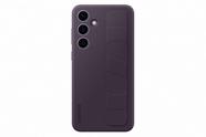 Funda con Soporte para Samsung Galaxy S24+ en Violeta Oscuro