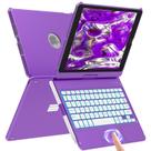 Funda con Teclado aMZCaSE para iPad 9ª Generación 10.2" Púrpura
