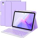 Funda con Teclado FUWANG para iPad Air 11" Inalámbrica y Desmontable Morada