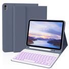 Funda con Teclado JKSML para iPad 11ª/10ª Generación de 11 Pulgadas en Morado