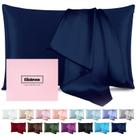 Funda de Almohada de Seda Casbrove Seda de Morera Suave Azul Teal 1 Unidad