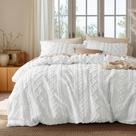 Funda de Edredón Bedsure Boho Tamaño Cal King con 2 Fundas de Almohada Blanca