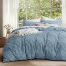 Funda de edredón Bedsure Boho Tamaño Twin Mineral Azul Poliéster