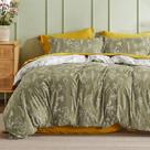 Funda de Edredón Bedsure Reversible Verde Oliva Talla Queen