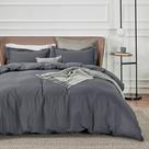Funda de Edredón Bedsure Talla King California Gris Oscuro Poliéster Funda de Edredón Bedsure Talla King California Gris Oscuro Poliéster