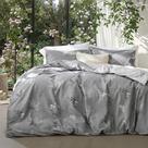 Funda de Edredón Reversible Floral Gris Bedsure Twin 2 Piezas