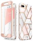 Funda de Mármol con Brillo Transparente i-Blason para iPhone 8 Plus/7 Plus