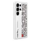 Funda Flipsuit Interactiva para Samsung Galaxy S25 Ultra con Tarjeta Interactiva Blanca