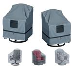Funda Impermeable para Silla Giratoria de Exterior GimaiOurun, Paquete de 2