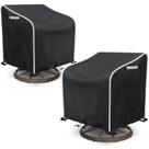 Funda Impermeable para Sillón Giratorio de Exterior AKEfit, Juego de 2