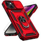 Funda Militar para iPhone 14 6.1" de M MAIKEZI Roja