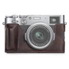 Funda Mitad para Fujifilm X100VI Estilo Retro de Cuero Genuino Funda Mitad para Fujifilm X100VI Estilo Retro de Cuero Genuino