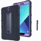 Funda Newshine para Samsung Galaxy Tab S3 9.7 (2017) con Soporte, Negro y Púrpura