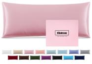 Funda para Almohada Corporal de Seda Casbrove Seda de Morera 20x54 cm Rosa