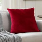 Funda para Almohada Euro Sham EVOLIVE Micromink Suave Vino