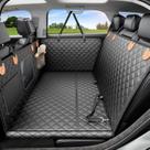 Funda para Asiento de Auto para Perros REEVAA de Fondo Rígido y Hamaca Impermeable