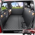 Funda para asiento de camioneta para perros REEVAA con fondo duro tipo hamaca impermeable