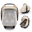 Funda para Asiento de Coche para Bebé Blissful Diary de Algodón Muselina Transpirable