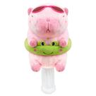 Funda para Cabeza de Palo de Golf Doble Pan Rosa Capibara y Rana de Peluche