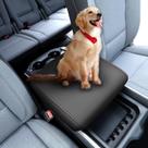 Funda para Reposabrazos AOMSAZTO para Mazda3 2020-2023 Negra con Costuras Rojas