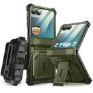 Funda para Samsung Galaxy Z Flip 7 i-Blason Armorbox Verde con Soporte Funda para Samsung Galaxy Z Flip 7 i-Blason Armorbox Verde con Soporte