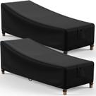 Funda para Silla de Patio Mrrihand Impermeable 2 unidades 193x81x81 cm