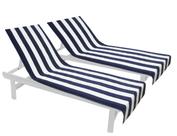 Funda para Silla de Playa COTTON CRAFT de Algodón Sobredimensionada 208x81 cm Set de 2 Funda para Silla de Playa COTTON CRAFT de Algodón Sobredimensionada 208x81 cm Set de 2