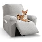 Funda para Sillón Reclinable XINEAGE 4 Piezas Gris Plata