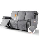 Funda para sofá reclinable TAOCOCO impermeable antideslizante para 3 plazas