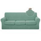 Funda para sofá U-NICE HOME 4 piezas elástica en oliva