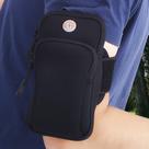 Funda para teléfono de brazo para deporte, corrida y jogging en color negro