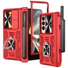 Funda VEGO para Samsung Galaxy Z Fold 4 con soporte para S Pen - Rojo Funda VEGO para Samsung Galaxy Z Fold 4 con soporte para S Pen - Rojo