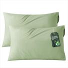 Fundas de Almohada Bedsure con Cremallera King de Rayón de Bambú Refrescante x2