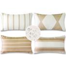 Fundas de Almohada Impermeables OTOSTAR para Jardín 30x50 cm Paquete de 4