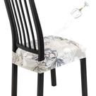 Fundas impermeables para sillas de comedor SearchI, juego de 4, color marrón