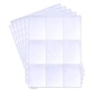 Fundas para Cartas Coleccionables ZOFLY de Doble Cara con 9 Bolsillos para Carpeta de 3 Anillos