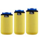 Fundas para latas WK IEASON de neopreno 355 mL, 473 mL, 473 mL amarillo