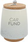 Fundo de carro Piggy Bank Pavilion, 16,5 cm, cerâmica, cinza ombre Fundo de carro Piggy Bank Pavilion, 16,5 cm, cerâmica, cinza ombre