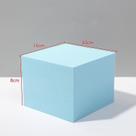Fundo de cubo geométrico de espuma, adereços, estilo nórdico