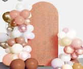 Fundo em Arco Glitter Rose Gold JFDYDM - 2m
