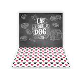 Fundo Fotográfico 1,50 X 2,10 - Pet Dog Chalkboard 001