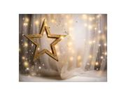 Fundo Fotográfico 1,55 X 1,20 - Estrela Efeito Glitter Dourado 012