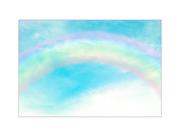 Fundo Fotográfico 2,20 x 1,50 - Céu Com Arco-Iris Suave 010 Fundo Fotográfico 2,20 x 1,50 - Céu Com Arco-Iris Suave 010
